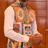 Digital Print Multi Color Waistcoat